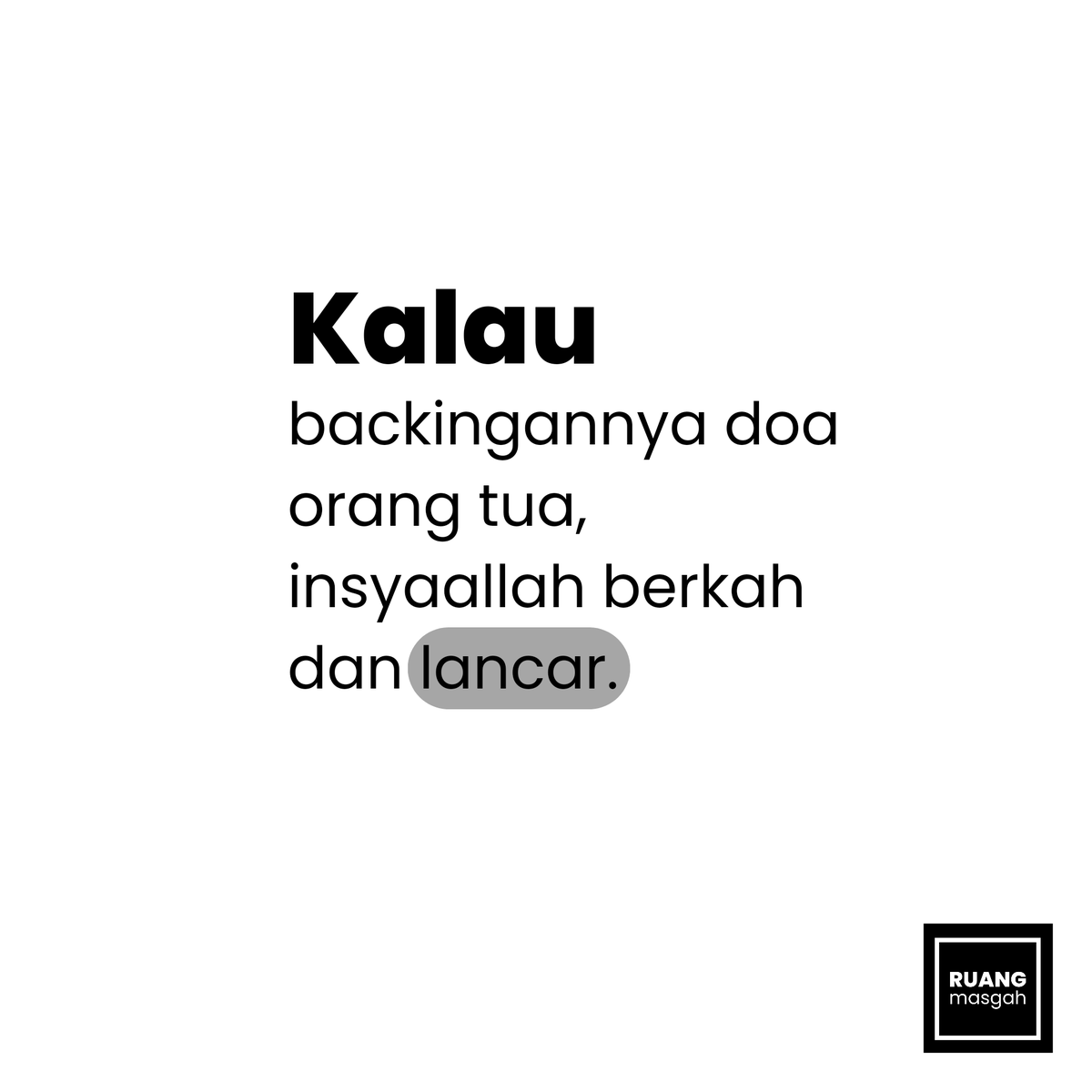 masgah_'s tweet photo. insyaallah berkah dan lancar https://t.co/WEnClFm3u1