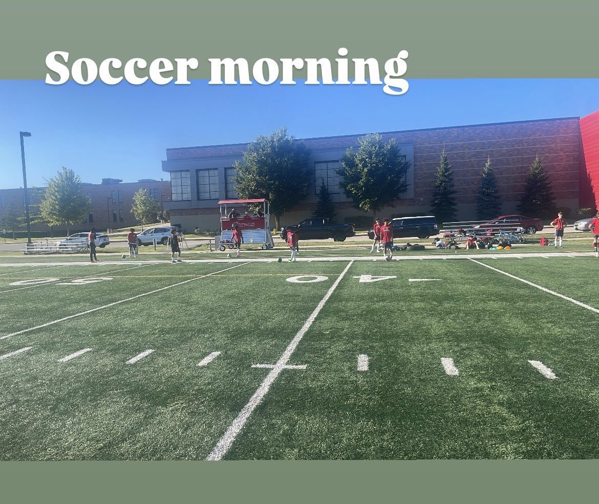 The most perfect day for some soccer ! Don’t forget to come see us play this Wednesday 4:30 @ TF !