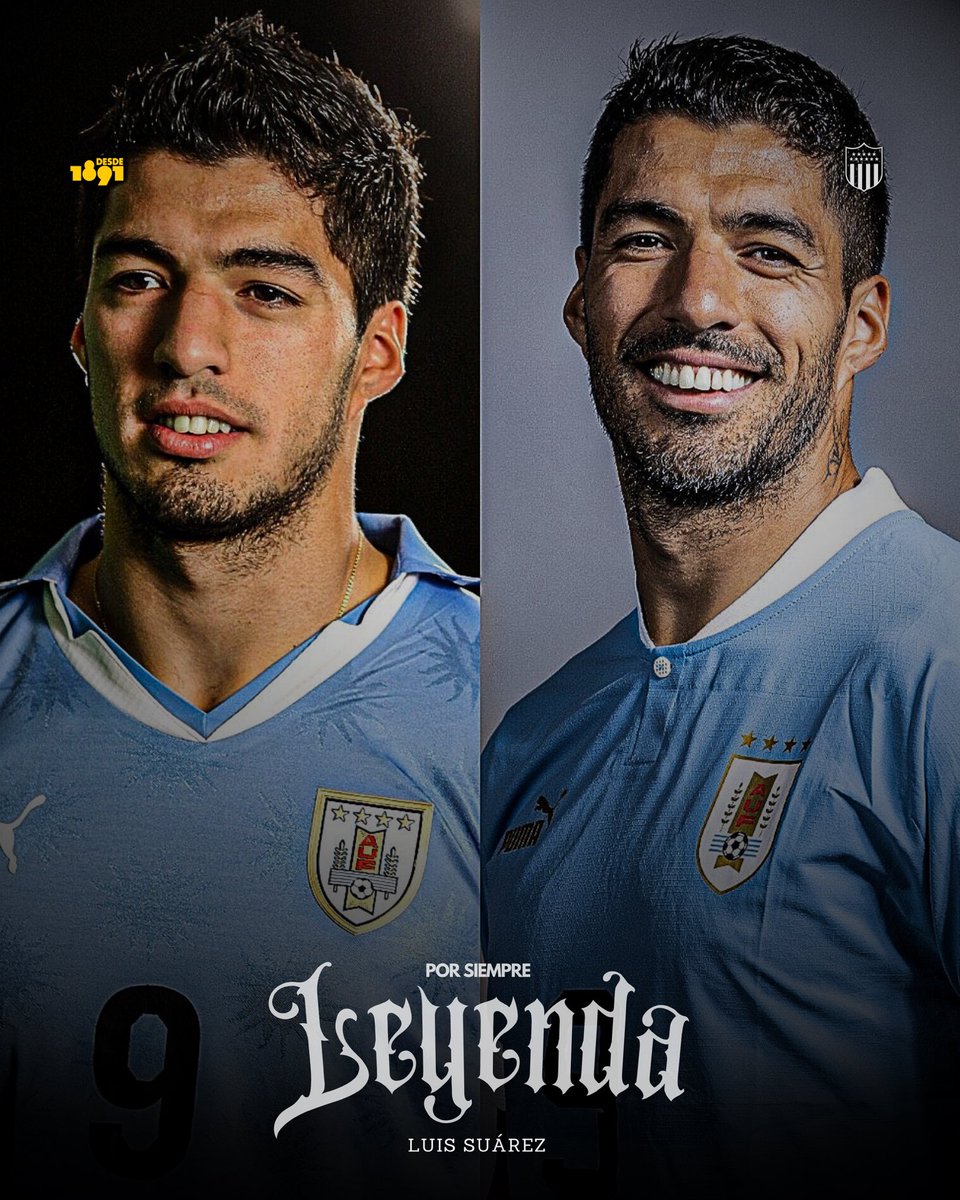 Por siempre LEYENDA 🩵 <a href="/LuisSuarez9/">Luis Suárez</a> 🇺🇾