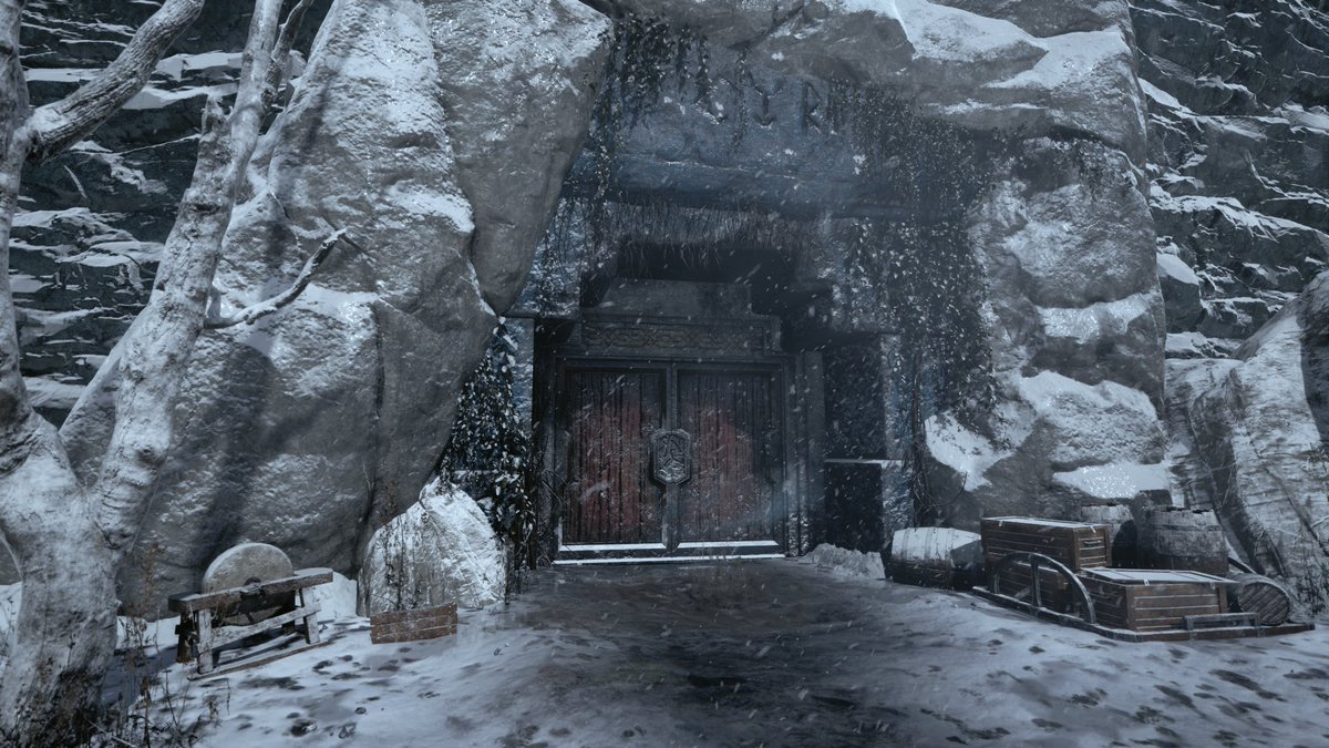 It's almost done!

Spent some time adjusting some roughness values, adding props and messing around with snow.

Think over the next few days I'm going to create some smaller props for storytelling as I don't want to overclutter the scene.

#gameart
