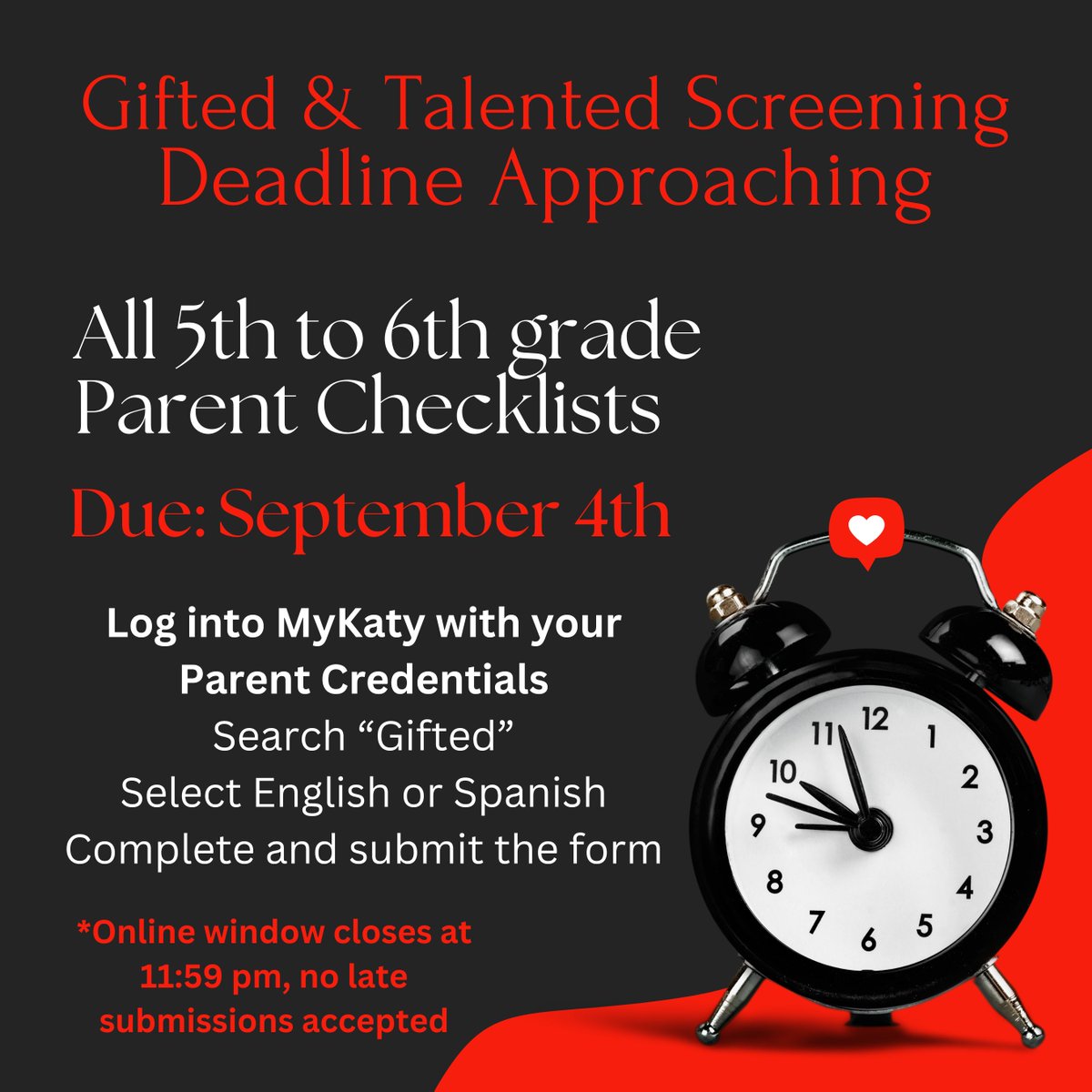 Attention 5th grade parents: our 5th to 6th grade window for submitting a parent checklist is closing soon! Please click on katyisd.org/Page/4167 to view how to submit a checklist.
<a href="/HayesHawks/">Jeanette Hayes Elem</a> <a href="/USEStallions/">Stephens Elementary</a>