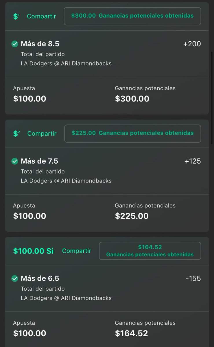 Michael_x20's tweet photo. @chavitobienenx Salió un +130% con los Over 6.5, 7.5, 8.5 

Y el Over 10.5 para duplicar dos cocas de 3 litros 

🤝🏻 https://t.co/5YYkYadsNI