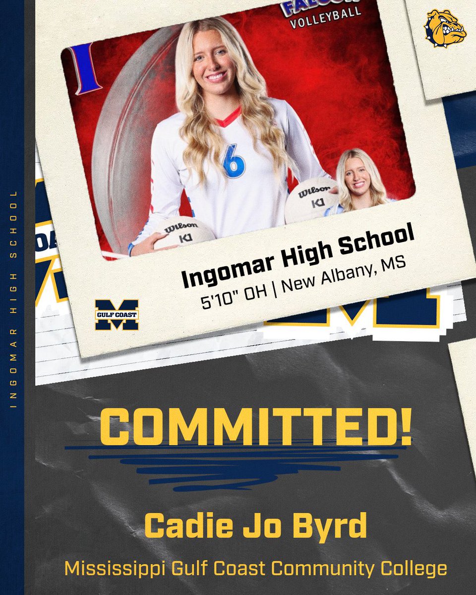 Welcome to Gulf Coast, Cadie Jo! 💛💙

#InTheBlue #ComeToTheCoast 🏐