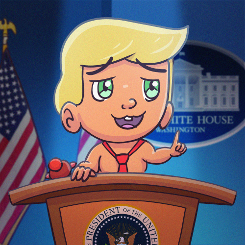 Baby Trump Raid tweet media