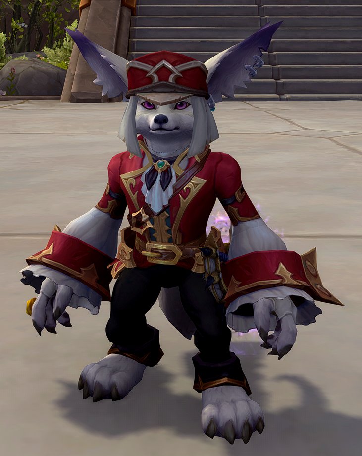 He's in his money making era (he's 300,000 gold in debt)
