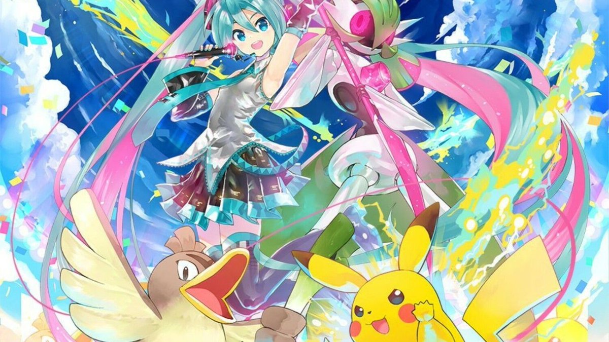 AlternativaNerd's tweet image. Hatsune Miku e Pokémon em Novo Projeto Musical! #animação #cinema #colaboração #hatsunemiku #idolvirtual #ilustrações #músicas #pokémon #projectvoltagehigh buff.ly/3XuP4i1