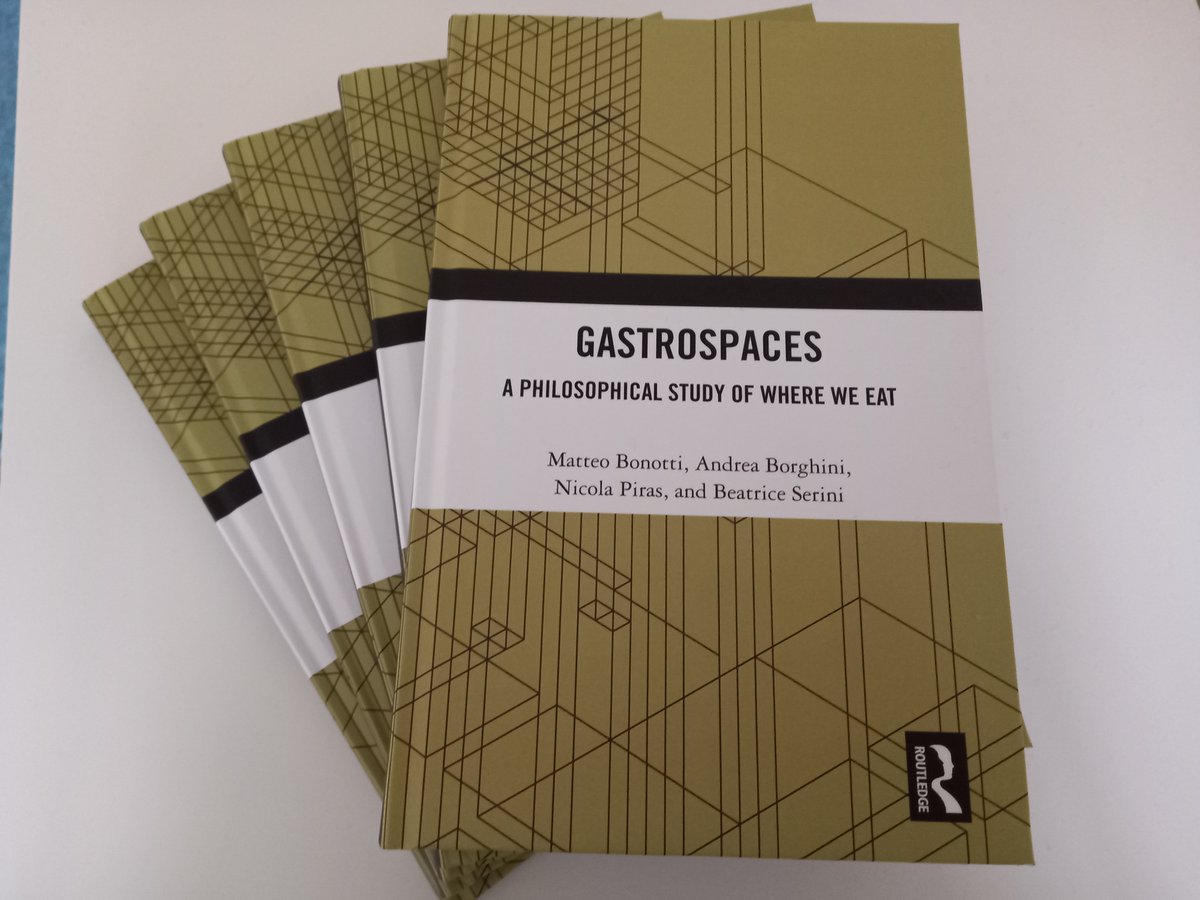Matteo Bonotti (@matteobonotti) on Twitter photo Finally out! My new <a href="/routledgebooks/">Routledge Books</a> monograph 'Gastrospaces: A Philosophical Study of Where We Eat' (with Andrea Borghini, Nicola Piras and Beatrice Serini) has just been published! <a href="/MonashPolsIR/">Monash Politics & IR</a> <a href="/Monash_Arts/">Monash Arts</a> <a href="/Rout_PoliticsIR/">Routledge Politics, IR & Area Studies</a> <a href="/Routledge_Phil/">Routledge Philosophy and Religion</a> <a href="/MindCulinary/">Culinary Mind</a> routledge.com/Gastrospaces-A… Finally out! My new <a href="/routledgebooks/">Routledge Books</a> monograph 'Gastrospaces: A Philosophical Study of Where We Eat' (with Andrea Borghini, Nicola Piras and Beatrice Serini) has just been published! <a href="/MonashPolsIR/">Monash Politics & IR</a> <a href="/Monash_Arts/">Monash Arts</a> <a href="/Rout_PoliticsIR/">Routledge Politics, IR & Area Studies</a> <a href="/Routledge_Phil/">Routledge Philosophy and Religion</a> <a href="/MindCulinary/">Culinary Mind</a> routledge.com/Gastrospaces-A…