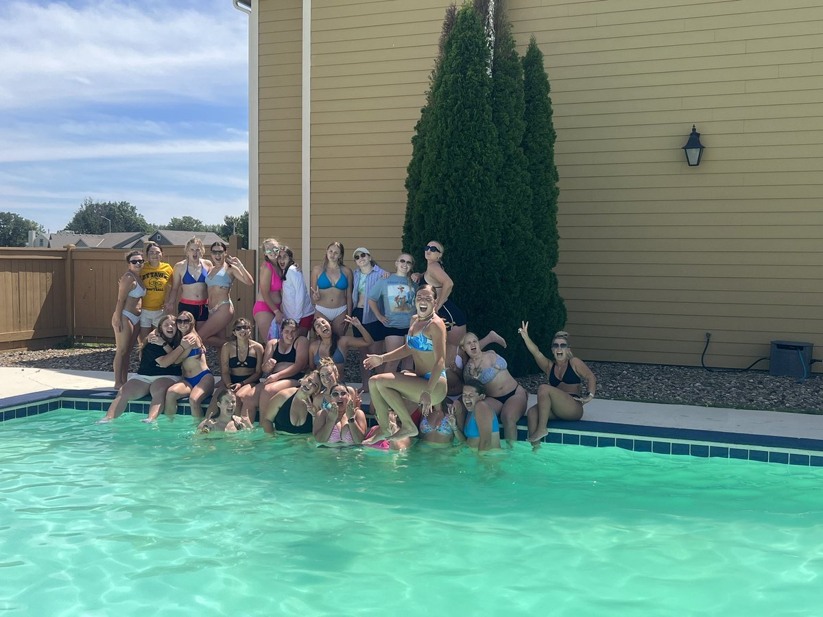 We celebrated our first team practice with a pool party! ☀️

Happy Labor Day!

#OUrNewEra | #LaborDay