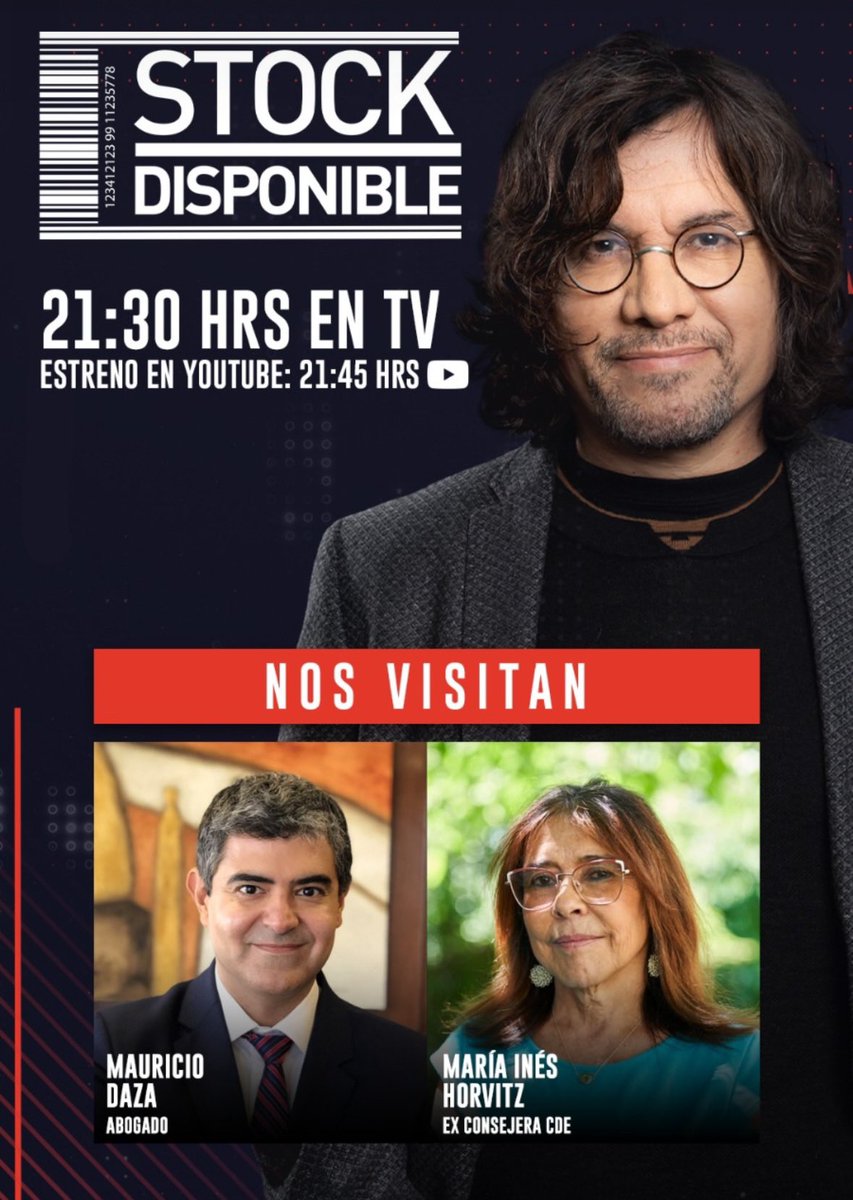 Esta noche en <a href="/stockdisponible/">era</a>. A 10 años del #CasoPenta. Junto con <a href="/Freddy_Stock/">freddy stock</a> y la abogada del CDE en este caso, María Inés Horvitz, analizamos la trama de corrupcion e impunidad, además del papel del fiscal Manuel Guerra, y más… A las 21:30 por <a href="/viax/">VIA X</a> y 21:45 por Youtube