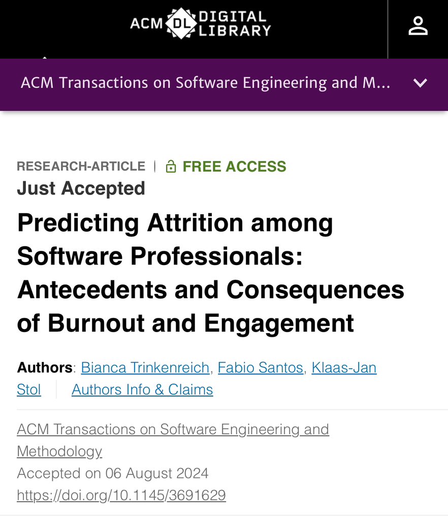Happy to share the paper is out and is Open Access! 🎉
dl.acm.org/doi/10.1145/36…
