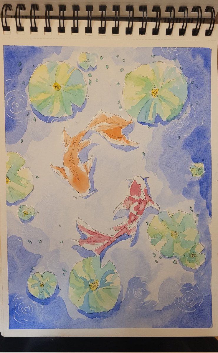 CryLin_'s tweet image. Sharing some things i did in watercolor recently~