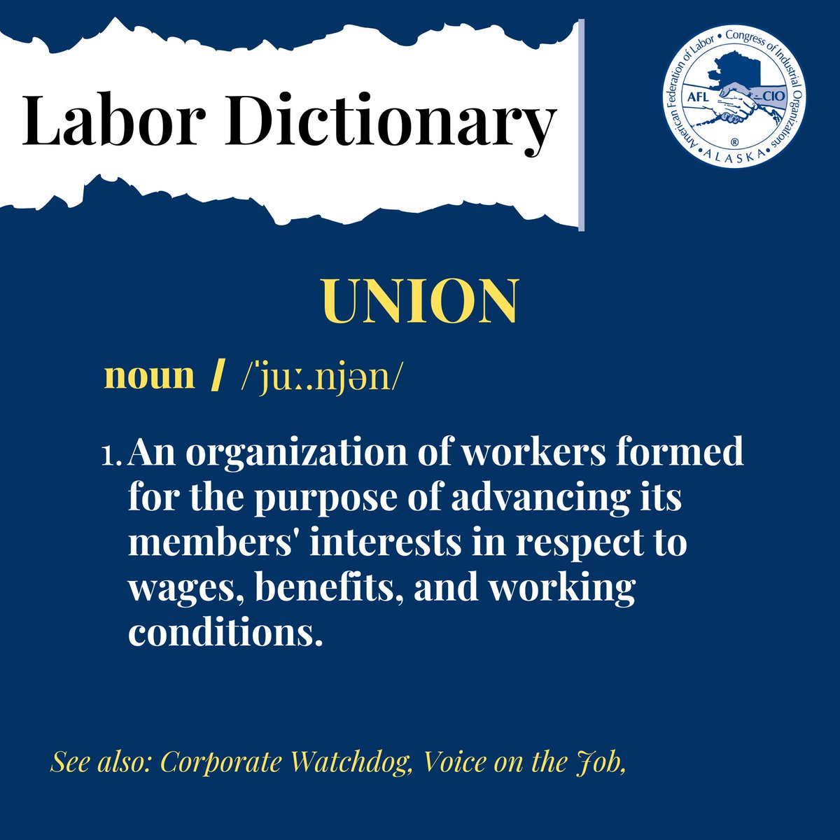 On Labor Day, it's important to remember that a union is an organization OF workers FOR workers. 

When people say the union supports "candidate x" or "position y," It really means that WORKERS support "candidate x" and "position y."

Workers are the union.  #LaborMonth2024 #1u
