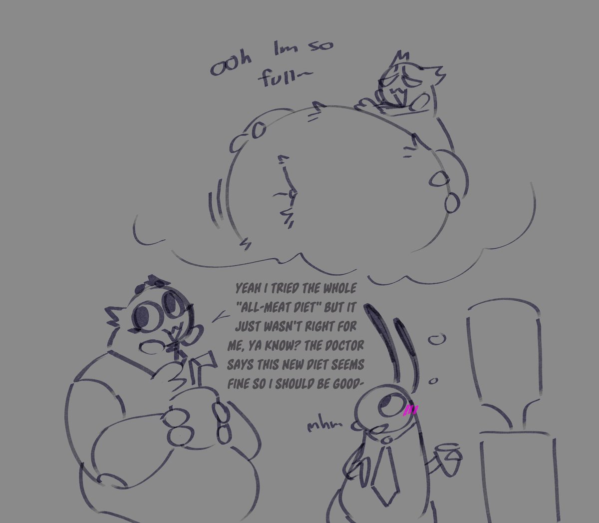 office bugs (bugs who work in an office) (one seems to have a