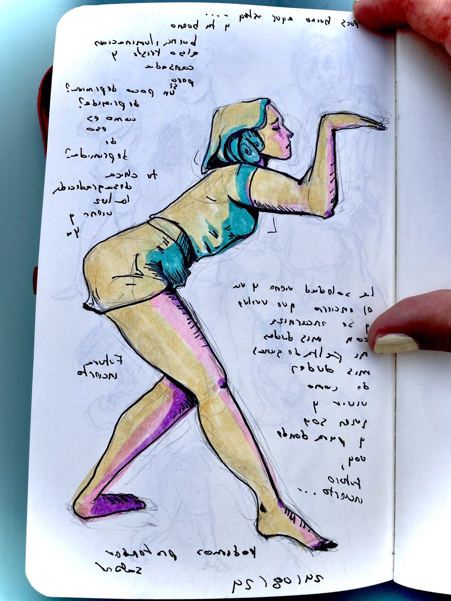 Some sketchbook experiments with markers :3