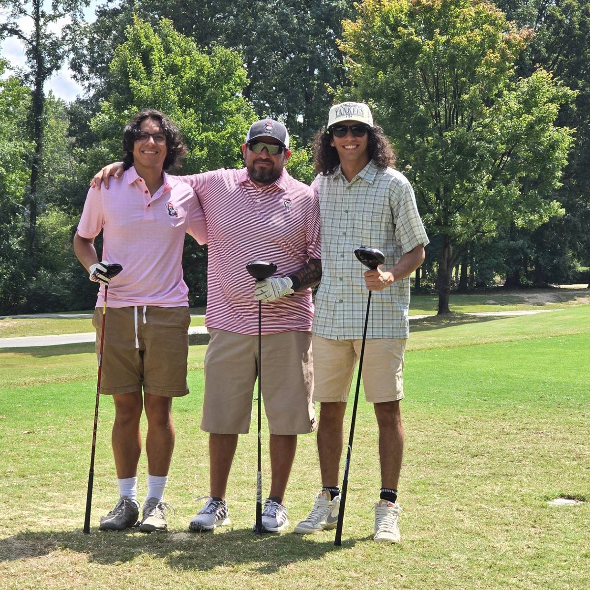 Hedingham Golf Club with my boys in Raleigh. House is so quiet now the both of them are in college.