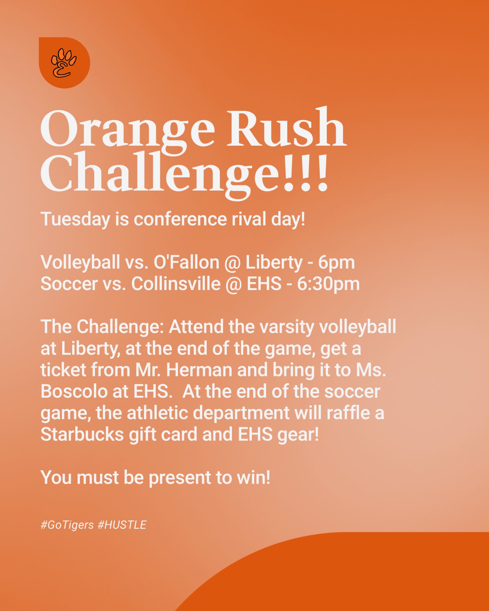 Edwardsville Athletics 618 on X: “Hey Orange Rush…we need you 