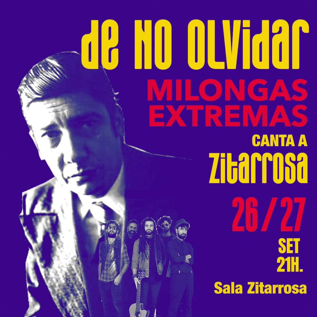 «De no olvidar» Milongas Extremas canta a Zitarrosa.
Sala Zitarrosa #Temporada25
🗓️ Jue 26 y Vie 27 de setiembre 2024
🕢 21 h
