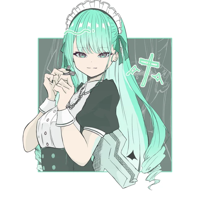 ツいているメイドちゃん(devil) 