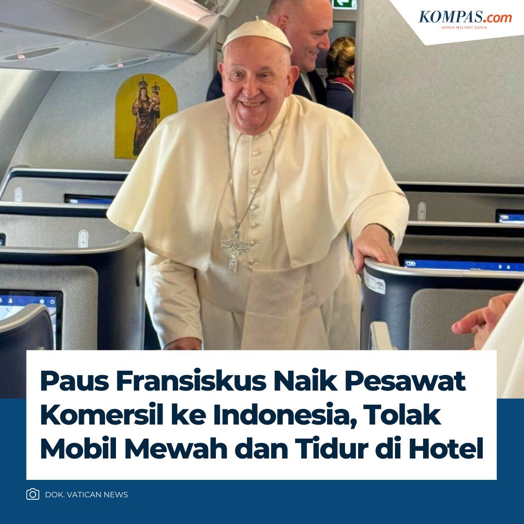 Nicho_Silalahi's tweet photo. Apa nih Paus Fransiskus Sedang Nyindir Bocil Yang Poya² Manfaatin Kekuasaan Bapaknya Sehingga Bisa Naik Jet Pribadi Buat Jalan² Ke Amerika Itu Ya ?

Cc. @jokowi @gibran_tweet @kaesangp @bobbynasution_ @psi_id @prabowo @Gerindra @KPK_RI https://t.co/Wi2jpwkRUX