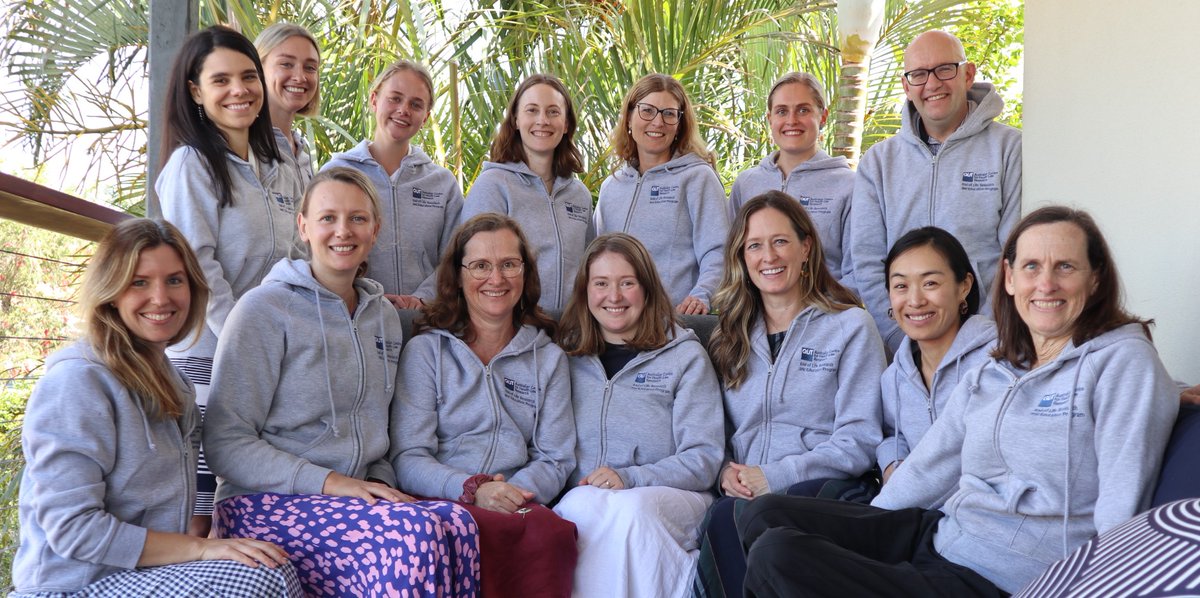 Thank you to the #EndofLife &amp; #VoluntaryAssistedDying projects team in <a href="/HealthLawQUT/">Australian Centre for Health Law Research (ACHLR)</a> for a fantastic beach #researchretreat. Given the sunshine, the team hoodies were short-lived! 

Very grateful to work with this remarkable group of people. #VAD #assisteddying #EOL <a href="/QUT/">QUT</a> <a href="/qutlaw/">QUT Law</a>
