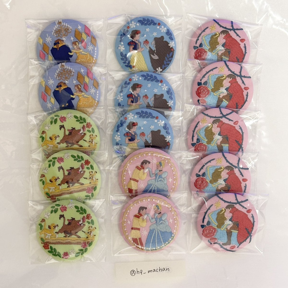 【交換/譲渡】 ディズニー 刺繍缶バッジ ビスケット 

譲→美女と野獣 ライオンキング 白雪姫 シンデレラ オーロラ姫

求→ピーターパン＞プーさん アリエル＞ピノキオ ダンボ アラジン or 400円+送料

✧求むは全て、各1で求めております
✧美女と野獣は交換優先
✧郵送、手渡しどちらでも◎