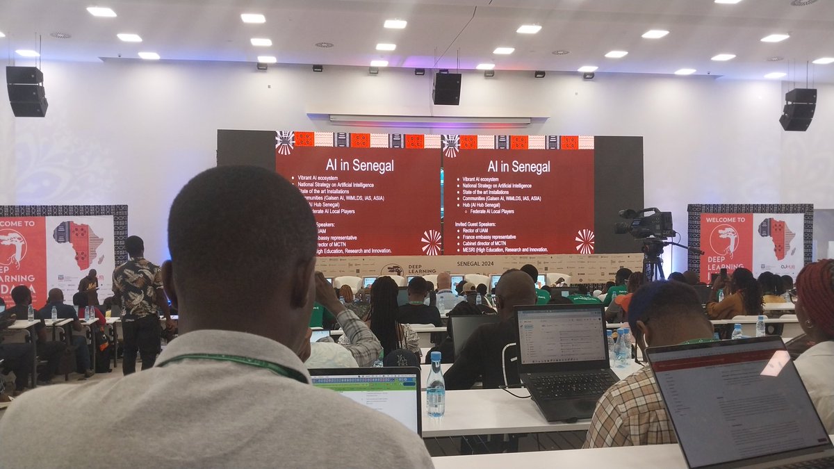 Mumbi_Official's tweet photo. "Day 1 of Deep Learning Indaba in Dakar! Ready to geek out on AI, meet brilliant minds, and maybe even train my brain harder than an algorithm😂. Let the data adventures begin!" @DeepIndaba 
#DLI2024 #dakar #DLI🇸🇳 https://t.co/RN8y5wsPSj