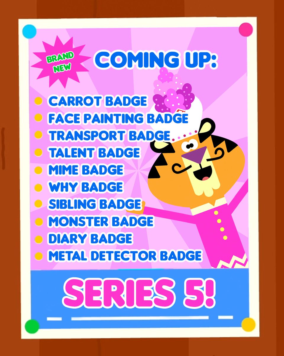 Drum roll please! 🥁​

Watch the brand new episodes of Hey Duggee on CBeebies and BBC iPlayer from 9th September 🤩🐾

hey-duggee.visitlink.me/CKfCvo

#HeyDuggee #DuggeeIsBack #KidsTV #ChildrensShow #NewSeries