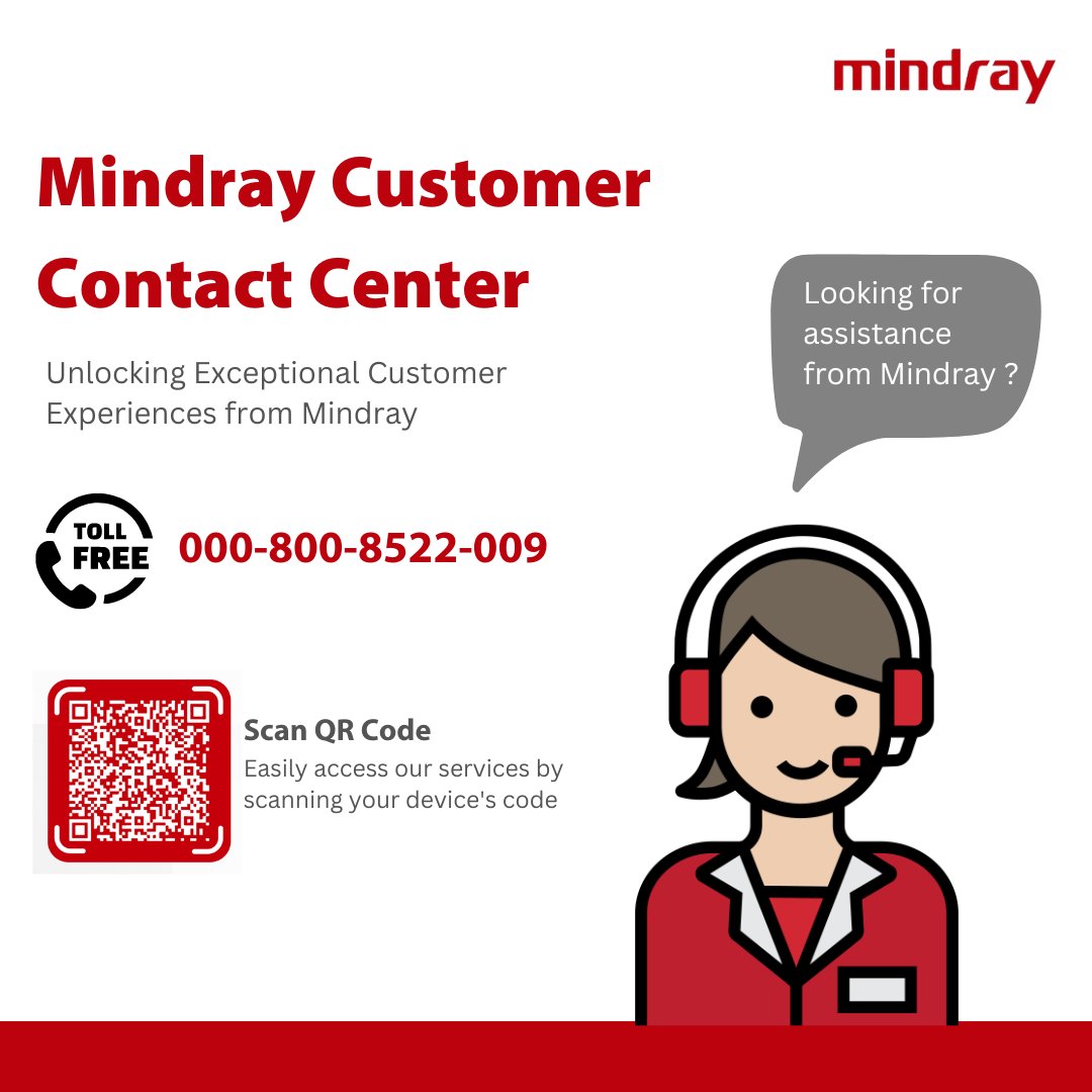 mindrayindia's tweet image. At #Mindray, we&apos;re committed to providing exceptional #support every step of the way! Simply scan our QR code and get for #instantaccess to our 24/7 support team. We believe in delivering prompt, #reliable assistance whenever you need it.
Learn more: mindray.com/en/services/cu…