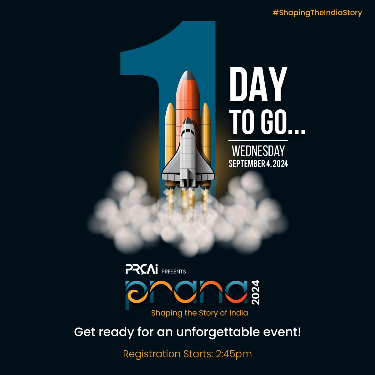 We are just 1 DAY away from the most anticipated storytelling convention of the year—PRCAI’s PRana 2024!

While the end of any story draws the most attention, the true essence lies in the moment when someone decides to write it. PRana is that moment!
