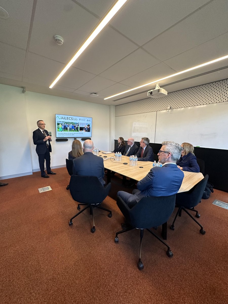 Monash Information Technology (@monashinfotech) on Twitter photo Last week <a href="/AilecsLab/">AiLECS Lab</a> hosted Australia's Attorney-General Mark Dreyfus and <a href="/AusFedPolice/">AFP</a> Senior Leadership at <a href="/MonashUni/">Monash University</a>.Â
Our esteemed guests learned about collaborations in #AI, #law enforcement and community safety – and the ethical principles that guide the Lab: //ailecs.org/ Last week <a href="/AilecsLab/">AiLECS Lab</a> hosted Australia's Attorney-General Mark Dreyfus and <a href="/AusFedPolice/">AFP</a> Senior Leadership at <a href="/MonashUni/">Monash University</a>.Â
Our esteemed guests learned about collaborations in #AI, #law enforcement and community safety – and the ethical principles that guide the Lab: //ailecs.org/