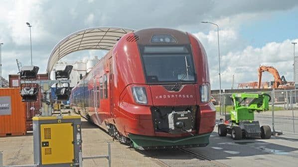 SaveATrain's tweet image. Come to shore             - SAVEATRAIN.COM #shore #fleet #civity #nordic #emu #sweden #test #velim #trains