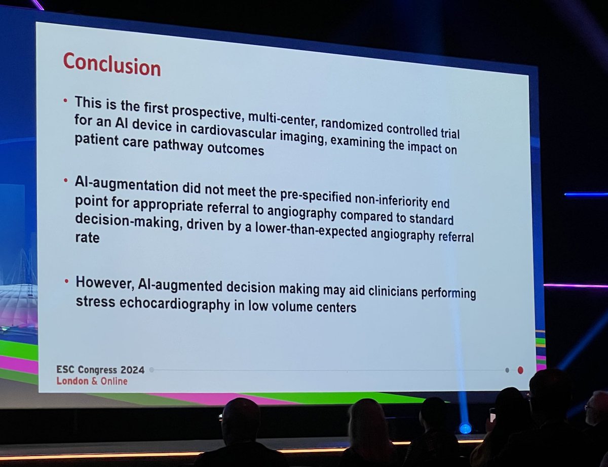 Joy Ong (@joyysong) on Twitter photo 🦾 Final Hotline 12 session of ESC 2024 Congress: Proteus Trial by <a href="/DrRossUpton/">Ross Upton PhD</a> and team on AI in CV imaging 🫀
<a href="/escardio/">European Society of Cardiology</a> #ESCCongress 🦾 Final Hotline 12 session of ESC 2024 Congress: Proteus Trial by <a href="/DrRossUpton/">Ross Upton PhD</a> and team on AI in CV imaging 🫀
<a href="/escardio/">European Society of Cardiology</a> #ESCCongress