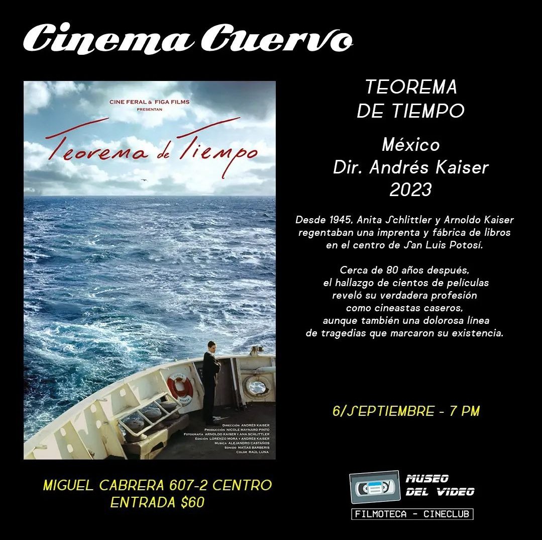 Benuca Films (@benucafilms) on Twitter photo #CinemaCuervo <a href="/cinemacuervo/">Cinema Cuervo</a> en #Oaxaca estará presentando esta semana algunos de nuestros más recientes estrenos: #Boreal (hoy lunes 2), #NoVayasAClaseMañana (jueves 5) y #TeoremaDeTiempo (el viernes 6 de septiembre).
Además re bien acompañados con #Comala y #Norte :) #CinemaCuervo <a href="/cinemacuervo/">Cinema Cuervo</a> en #Oaxaca estará presentando esta semana algunos de nuestros más recientes estrenos: #Boreal (hoy lunes 2), #NoVayasAClaseMañana (jueves 5) y #TeoremaDeTiempo (el viernes 6 de septiembre).
Además re bien acompañados con #Comala y #Norte :)