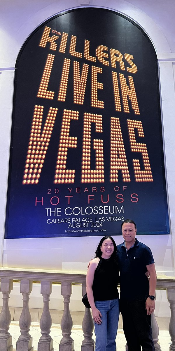 Hanging as VIPs with my forever VIP at The Killers in Vegas!