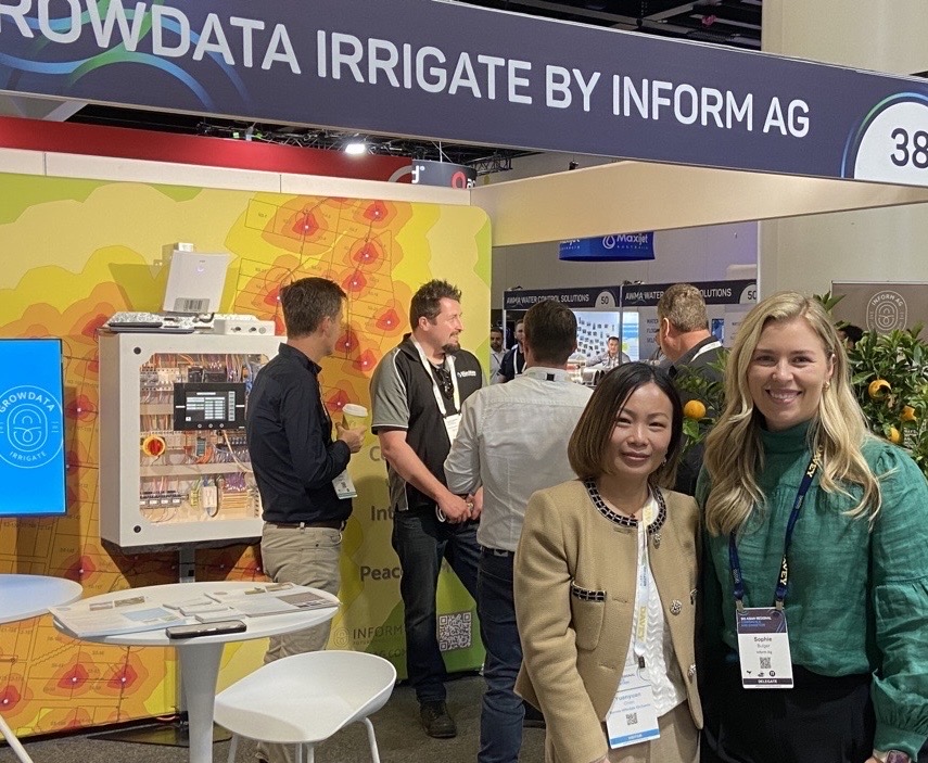 InformAg_HQ's tweet photo. Have we met yet? 

We're at Irrigation Australia Conference and Exhibition (2-4 September) and would love to meet with you (𝗯𝗼𝗼𝘁𝗵 38). 

Come by for a chat about irrigation control, automation and optimisation, as well as connectivity, yield tracking, and farm management. https://t.co/34mJbsnevM
