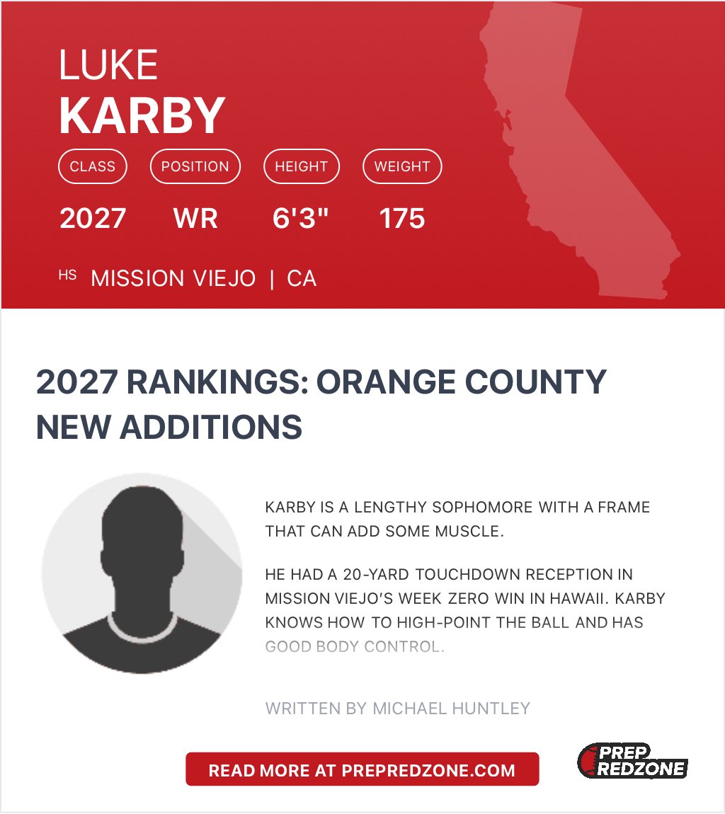 Luke Karby (@lukekarbywr) on Twitter photo Appreciate the write up! #Blessed! <a href="/PrepRedzoneCA/">Prep Redzone California</a> <a href="/GregBiggins/">Greg Biggins</a> <a href="/PGregorian/">Paul Gregorian</a> <a href="/adamgorney/">Adam Gorney</a> <a href="/BlairAngulo/">Blair Angulo</a> <a href="/latsondheimer/">eric sondheimer</a> <a href="/ocvarsityguy/">Dan Albano</a> Appreciate the write up! #Blessed! <a href="/PrepRedzoneCA/">Prep Redzone California</a> <a href="/GregBiggins/">Greg Biggins</a> <a href="/PGregorian/">Paul Gregorian</a> <a href="/adamgorney/">Adam Gorney</a> <a href="/BlairAngulo/">Blair Angulo</a> <a href="/latsondheimer/">eric sondheimer</a> <a href="/ocvarsityguy/">Dan Albano</a>