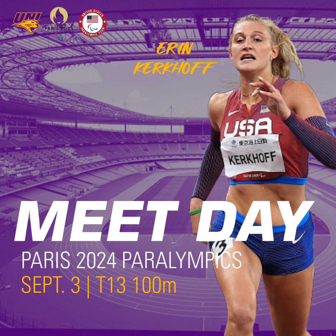 UNITrackFieldXC's tweet photo. ππππ€ ππ¨ ππ‘π ππ«πππ€ ππ¨π« πππ«π€π‘π¨ππ'π¬ πππ«π’π¬ π¨π©ππ§ππ«!
π : T13 100m (Paris 2024 Paralympics)
π: Paris, France
ποΈ: Stade De France
β°: 3 a.m. / 12 p.m. CT
πΊ: https://t.co/69bP76uHBD
π: https://t.co/qL1AnauSPx
#EverLoyal #1UNI #Paris2024 https://t.co/Sejvvy7c9t