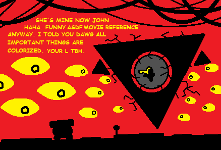 Davvoid's tweet photo. @bingpotwebcomic Yow Keykey!!! I sure hope we don't get tale of two stan'd here and bingpot is gonna vortex away keykey for the next 50 comics considering the amount of teases for this only to start it so nonchalantly yet knowingly by including the eye bag! Hoho! https://t.co/YGmGFtwTJj