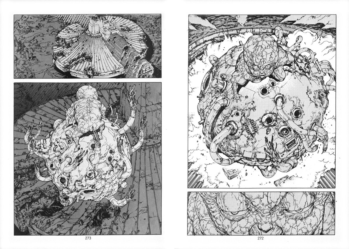 「AKIRA」6巻のMy works!!! 今見ても凄いね✨👍笑 