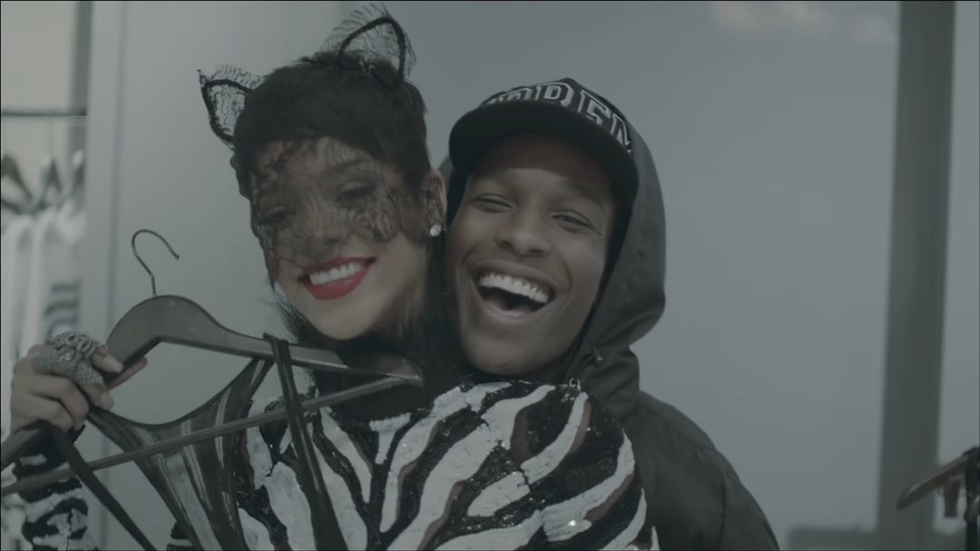 XXL's tweet photo. A$AP Rocky and Rihanna in the music video for “Fashion Killa” (2013) https://t.co/EbHc9gRZ5O