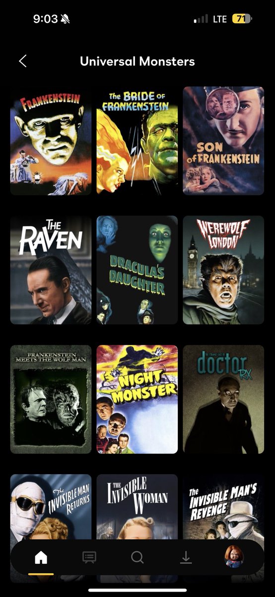 FlashGordon800's tweet image. Life’s good when Universal adds its Universal Monsters Collection to Peacock.