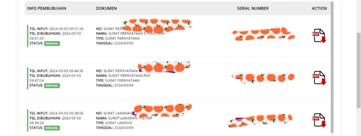 eMaterai bisa langsung dibubuhkan mumpung trafficnya lancar dan hijau guys 😍

Barusan proses 3 eMaterai, fee bersahabat dan bisa drop serial number eMaterai juga~