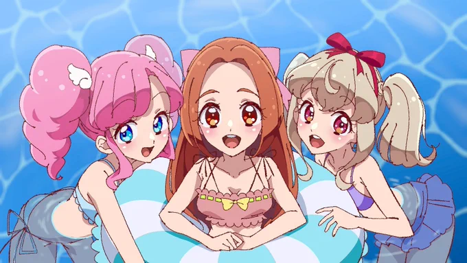 \アイカツの過去絵再掲週間/  集合絵っぽいものいろいろ。 4枚目、やけに頭身低いな...(昔の絵なのでお許しを) #aikatsu #アイカツ #アイカツスターズ #アイカツフレンズ #アイカツプラネット