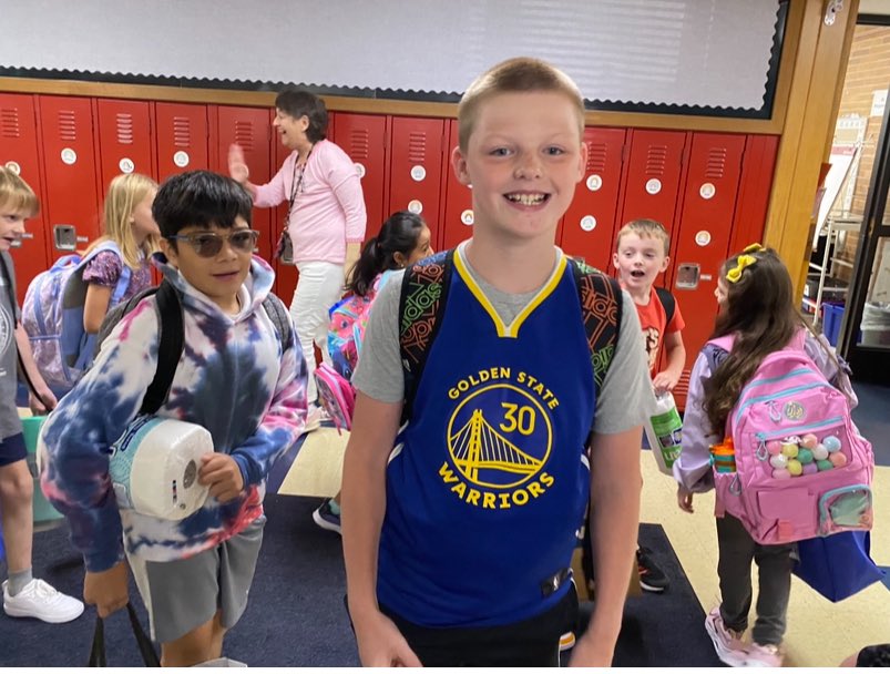 Welcome to 5th grade!  
#BeEvergreen #RecipeforSuccess