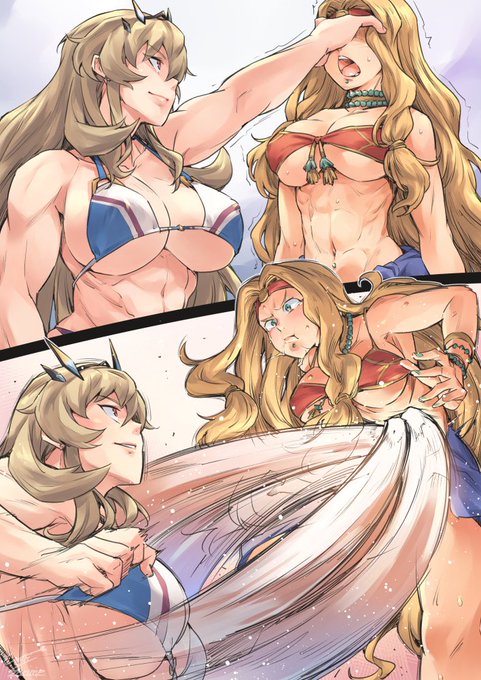 息ができない
#バーゲスト(Fate) #ケツァル・コアトル(Fate) #腹パン #アイアンクロー #チョークスリーパー 