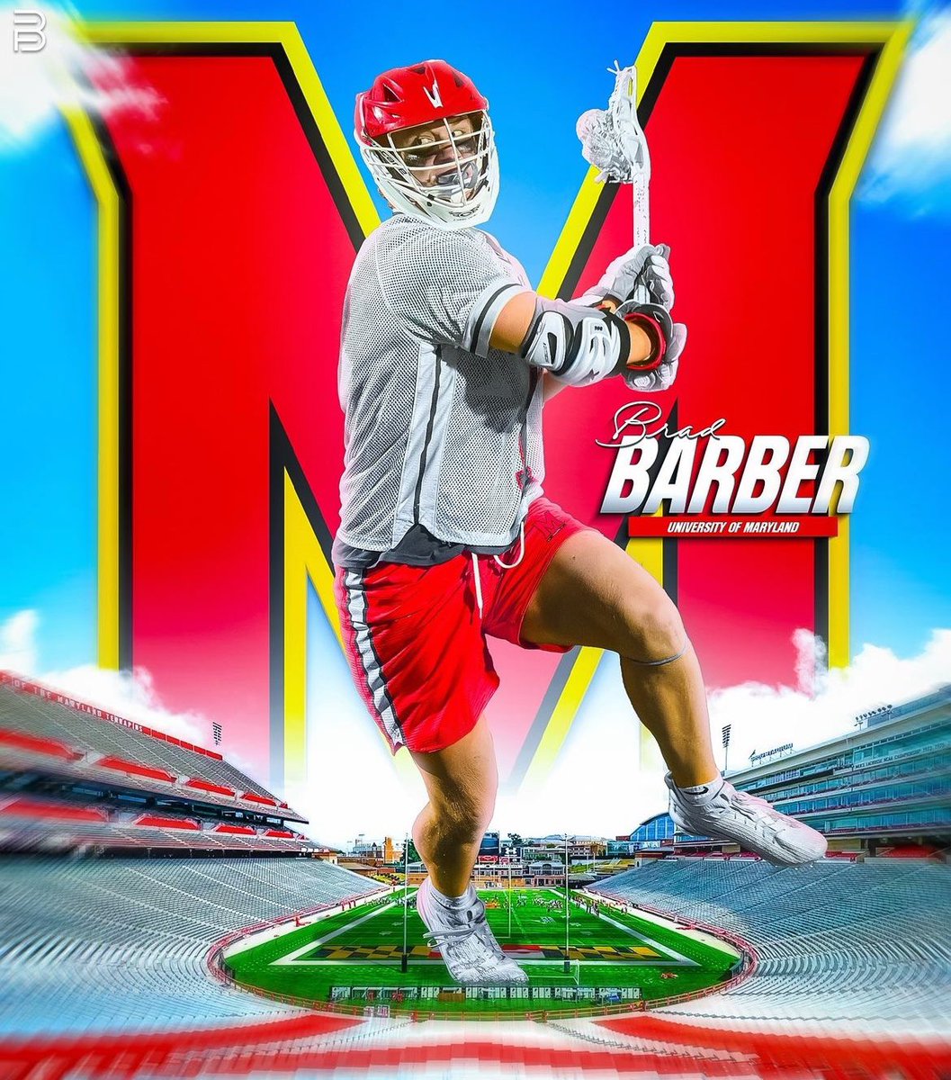 The Springfield to <a href="/TerpsMLax/">Maryland Men's Lacrosse</a> connection continues with high 4⭐️ attack/middie Brad Barber of <a href="/teamtenlax/">TeamTEN</a>. A powerful lefty, Barber is among the headliners in a loaded ‘26 class in Philly and posted 64 goals as a sophomore. Could be a candidate to run out of the box at Maryland.