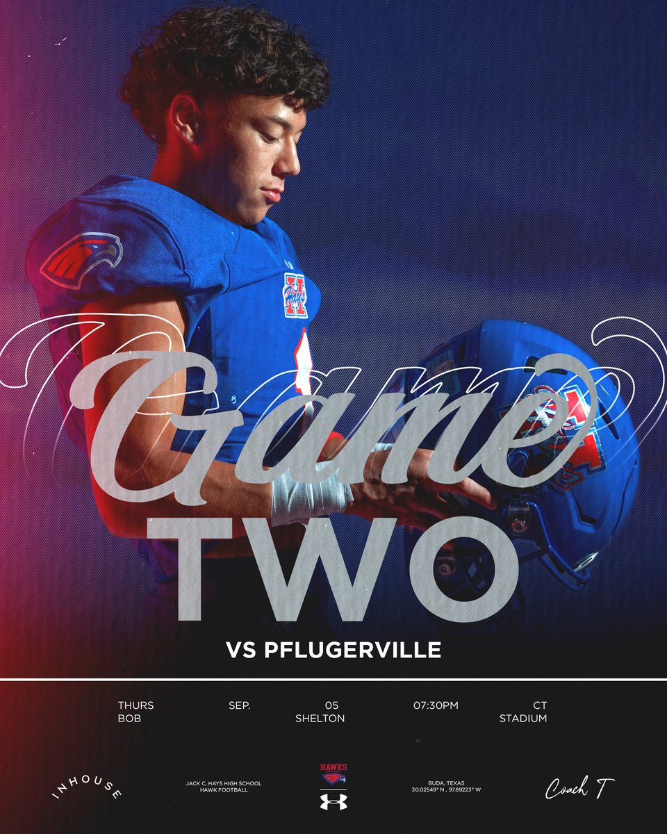 See Y’all Thursday Night! #Rise <a href="/coachmarktorres/">Mark Torres</a> 

🏈 Hays vs Pflugerville 
🎟️: Link in Bio
🏟️: Bob Shelton Stadium
🎉: 🪩🕺💃