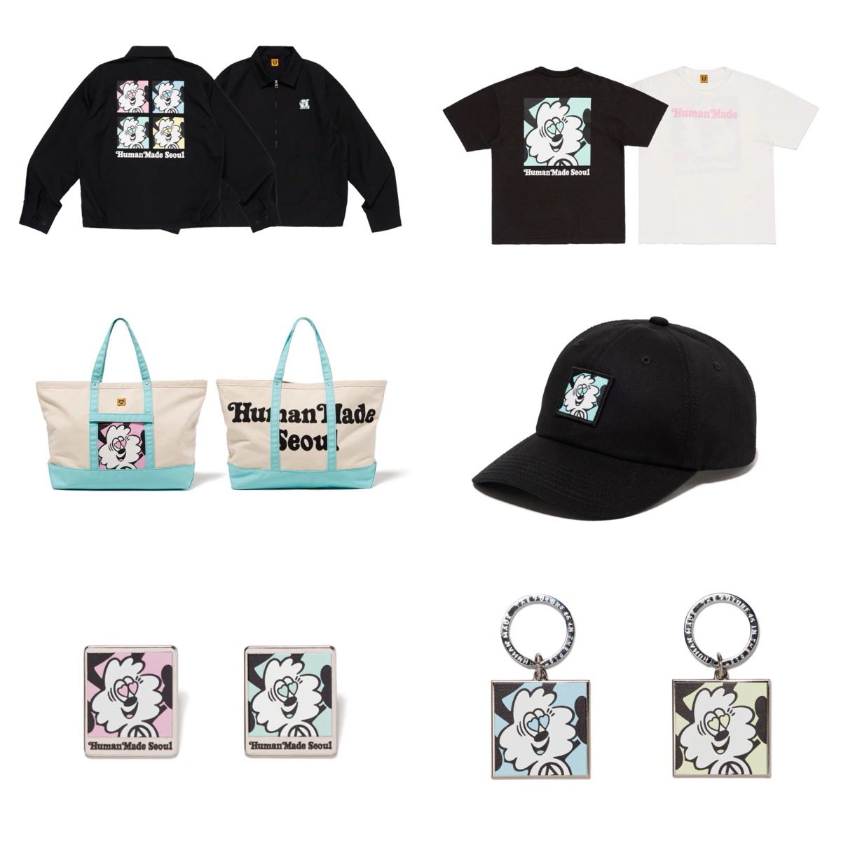 韓国限定 HUMAN MADE x VERDY KEYRING SET HUMAN MADE × VERDY の新作が9月7日（土）に韓国・ソウルの新店舗限定