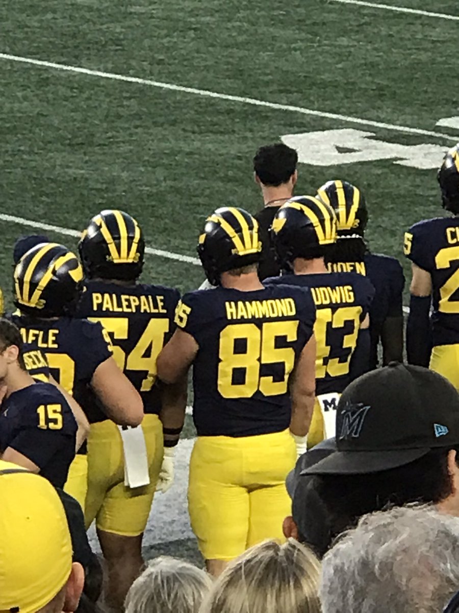 Chris Hammond (@bomberdad97) on Twitter photo It seems like just yesterday I was helping him put on his first pair of cleats. And now he is a man wearing the Maize and Blue. Welcome to the next part of your journey Ted. I’m proud of you. Go Blue!!! <a href="/TedHammond14/">Ted Hammond</a> <a href="/UMichFootball/">Michigan Football</a> It seems like just yesterday I was helping him put on his first pair of cleats. And now he is a man wearing the Maize and Blue. Welcome to the next part of your journey Ted. I’m proud of you. Go Blue!!! <a href="/TedHammond14/">Ted Hammond</a> <a href="/UMichFootball/">Michigan Football</a>