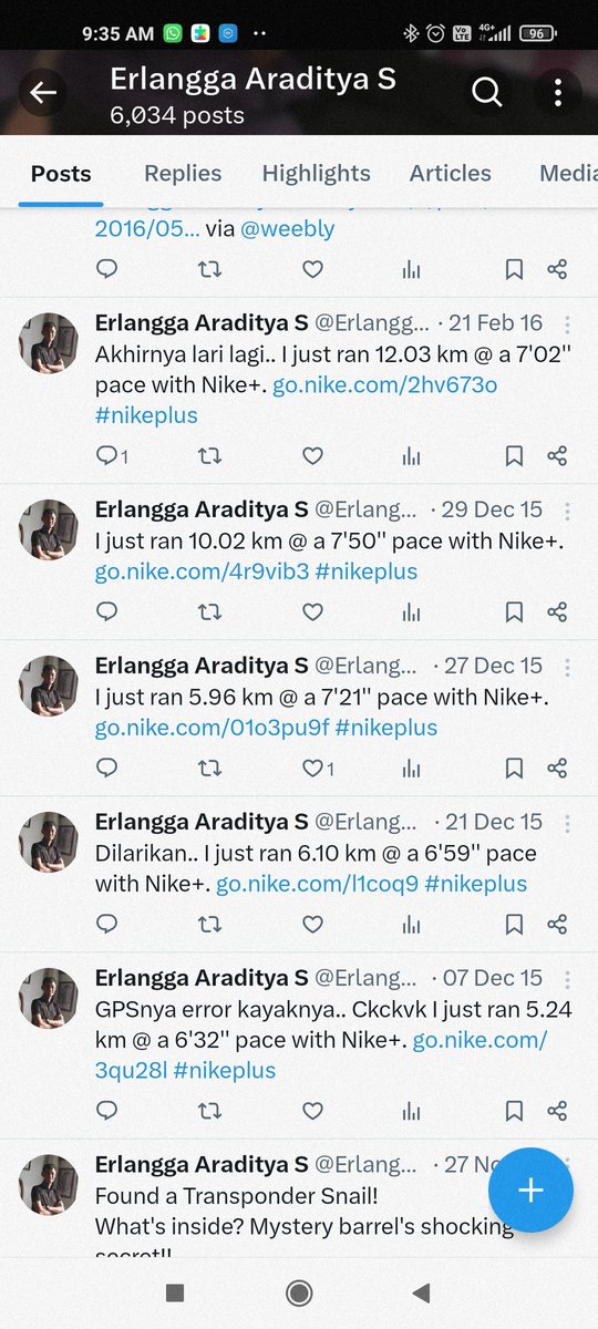 Alhamdulillah, terbukti saya lari bukan karena FOMO. Tapi memang kurang istiqomah..